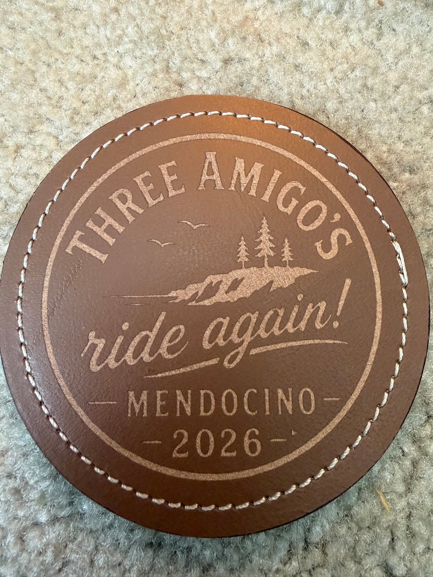 Z custom tumblers wine glasses and coasters - 3 Amigos - Jaimie Goddard