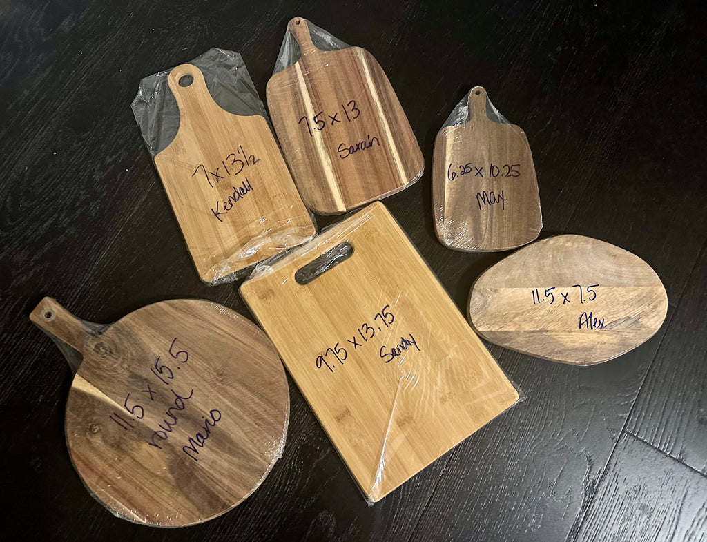 Handwritten Recipe Cutting Boards
