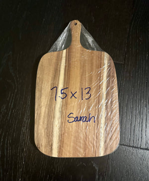 Handwritten Recipe Cutting Boards